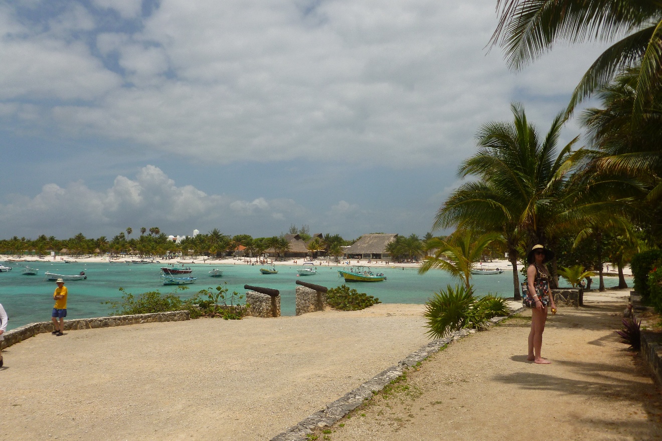 Akumal city beach