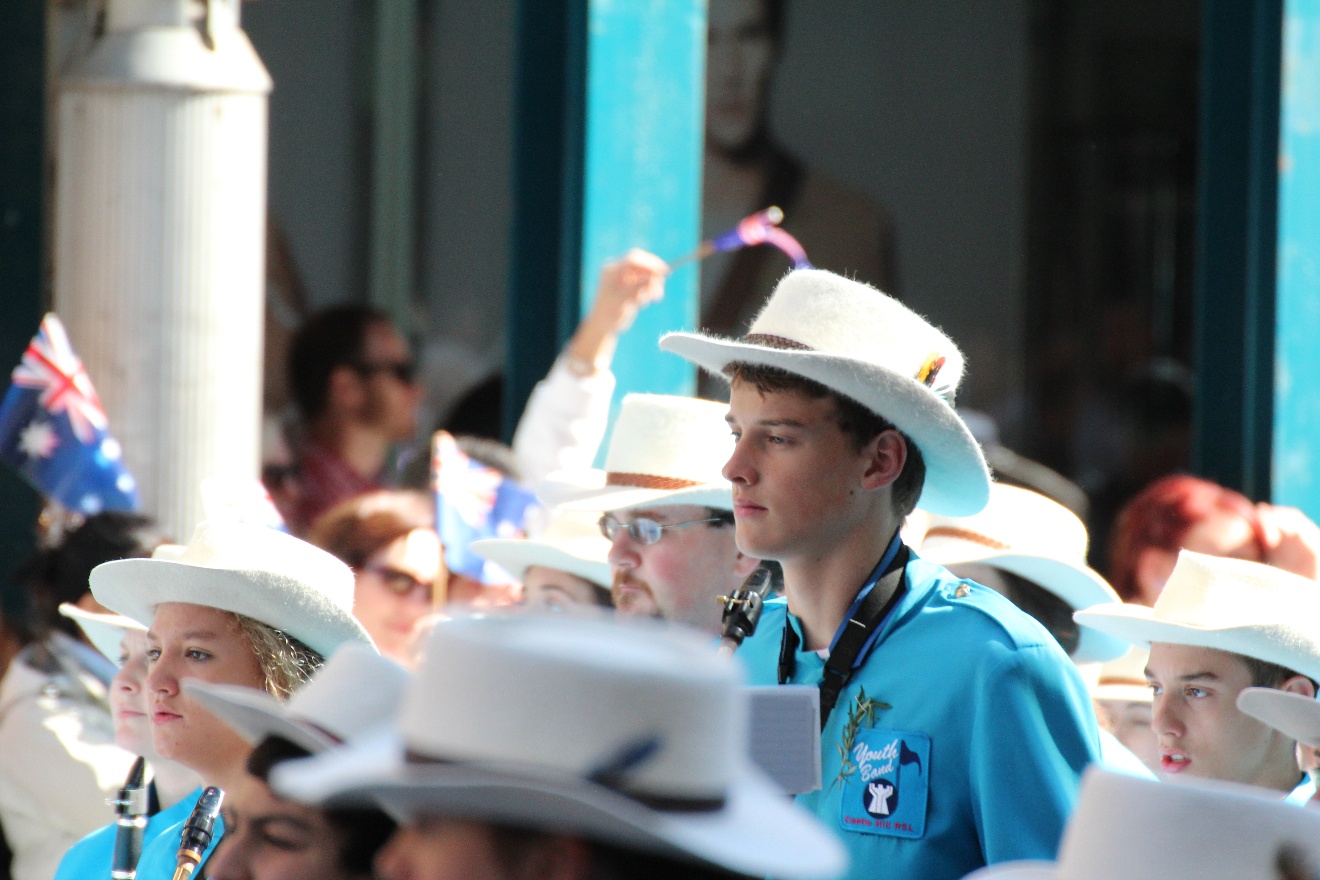 Boy in blue