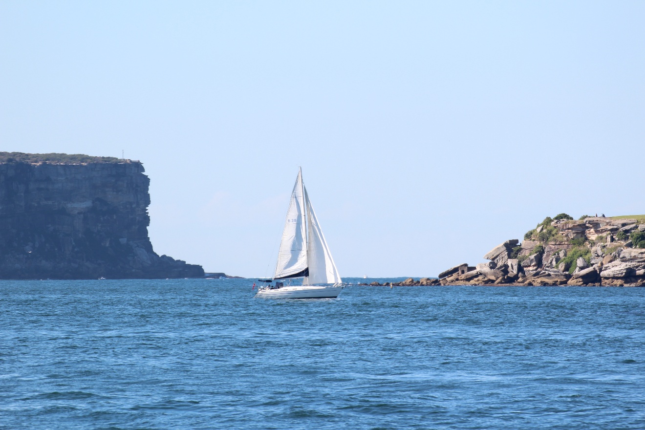 Sail and Cliff