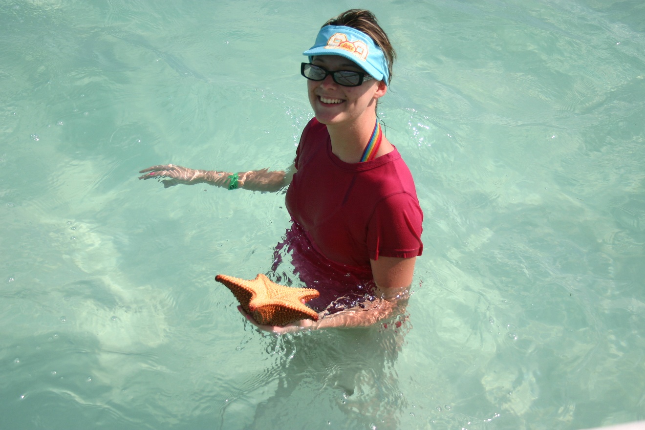 Anna and starfish