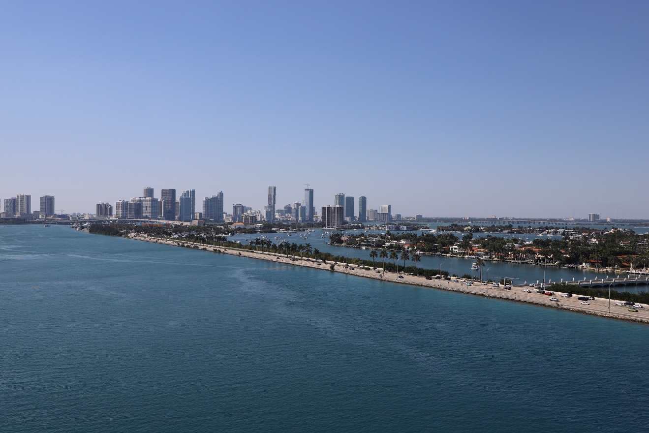 Miami from upper deck