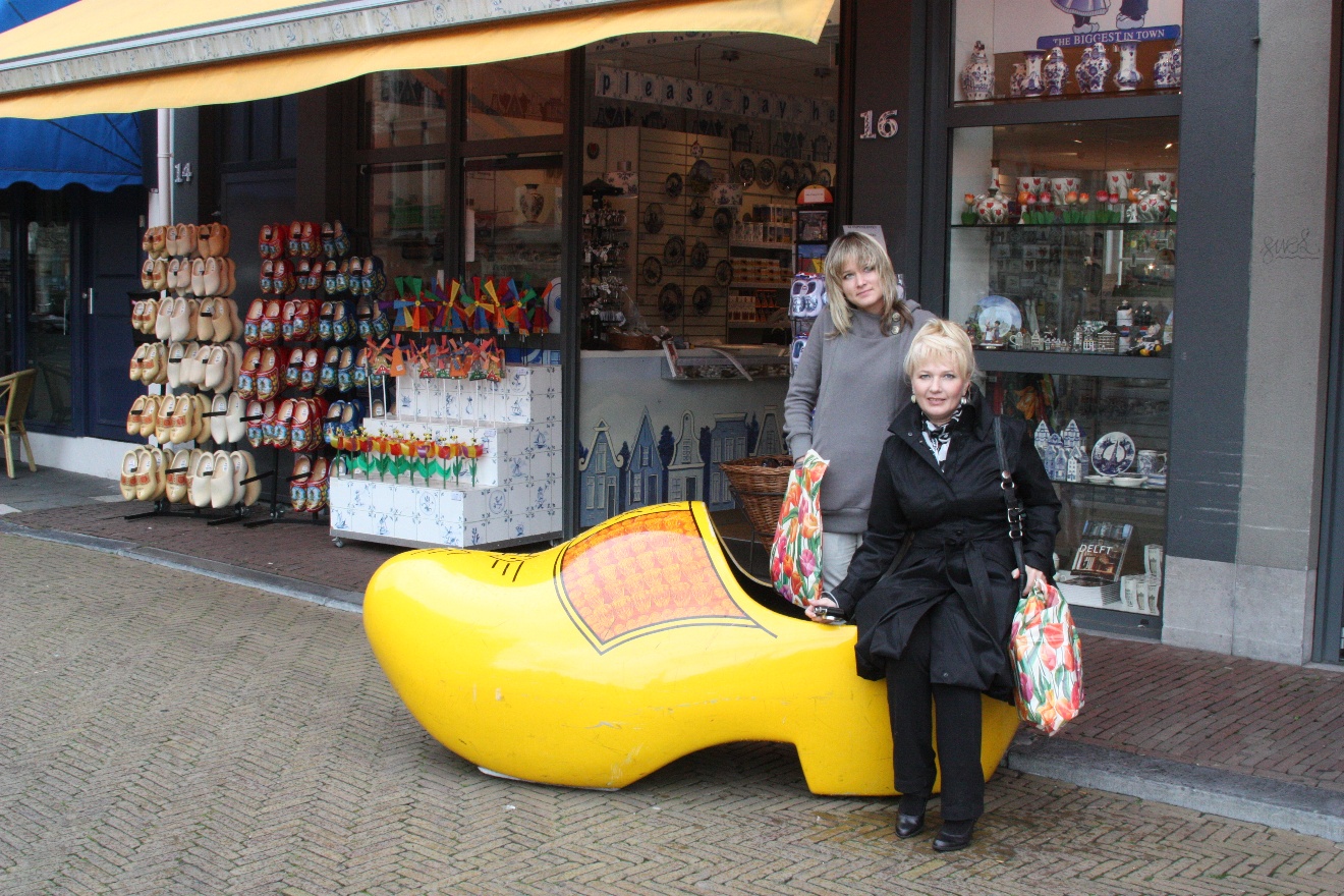 In a shoe