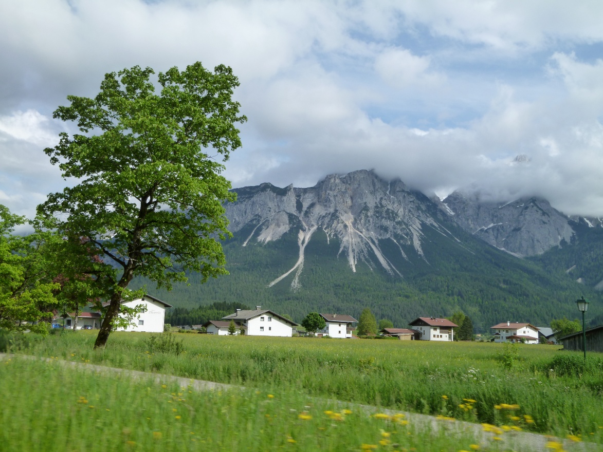Montains and clouds