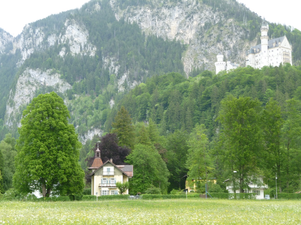 Castle and a house