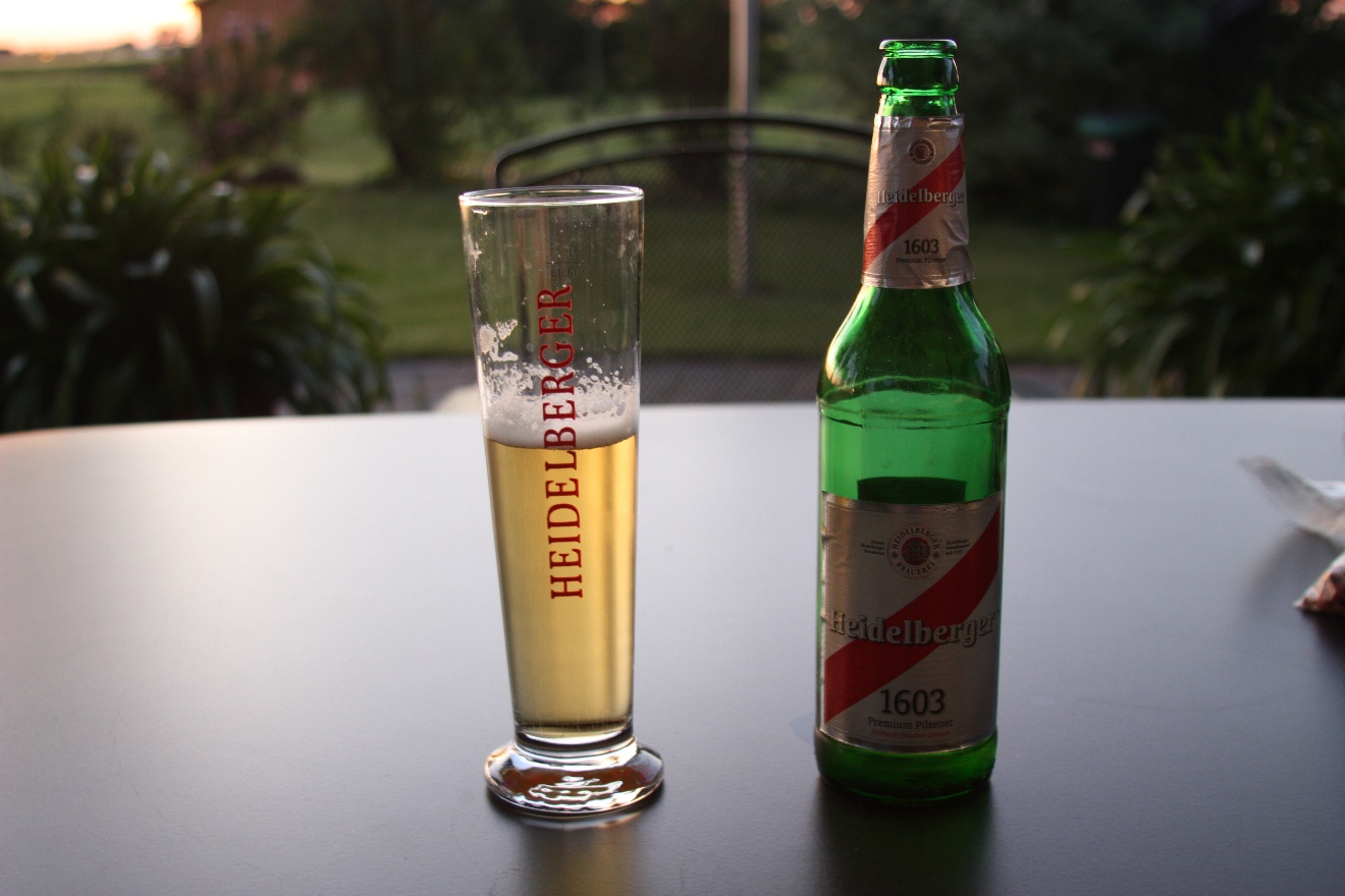 Heidelberger Beer at hotel