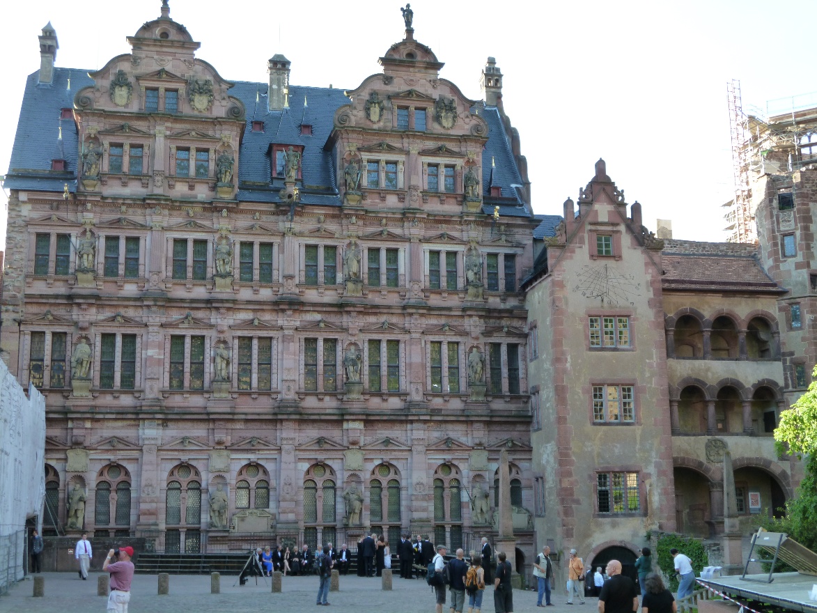 Inside the castle