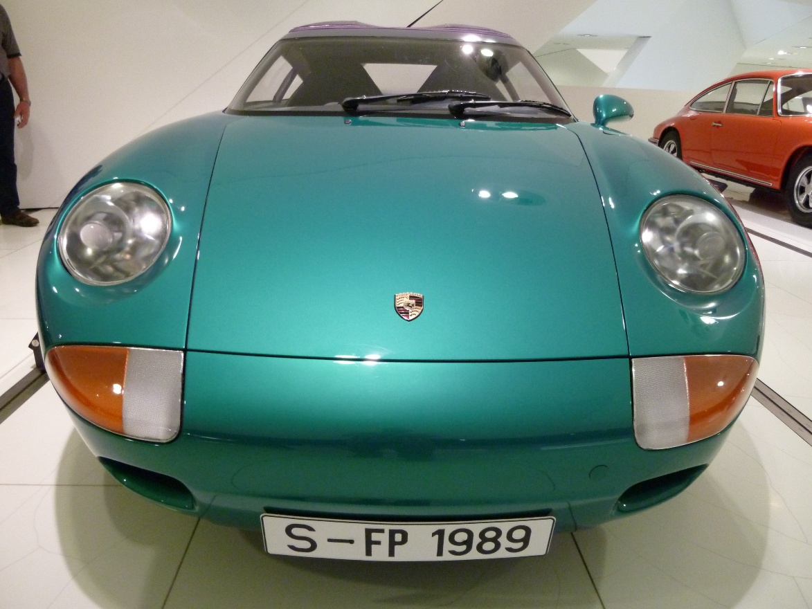 Green Porsche