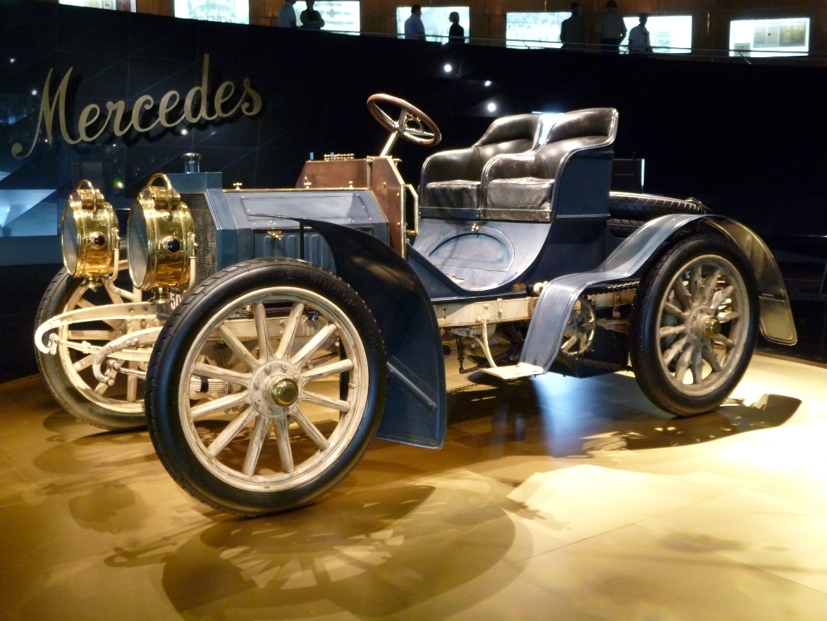 One of the first Mercedes cars