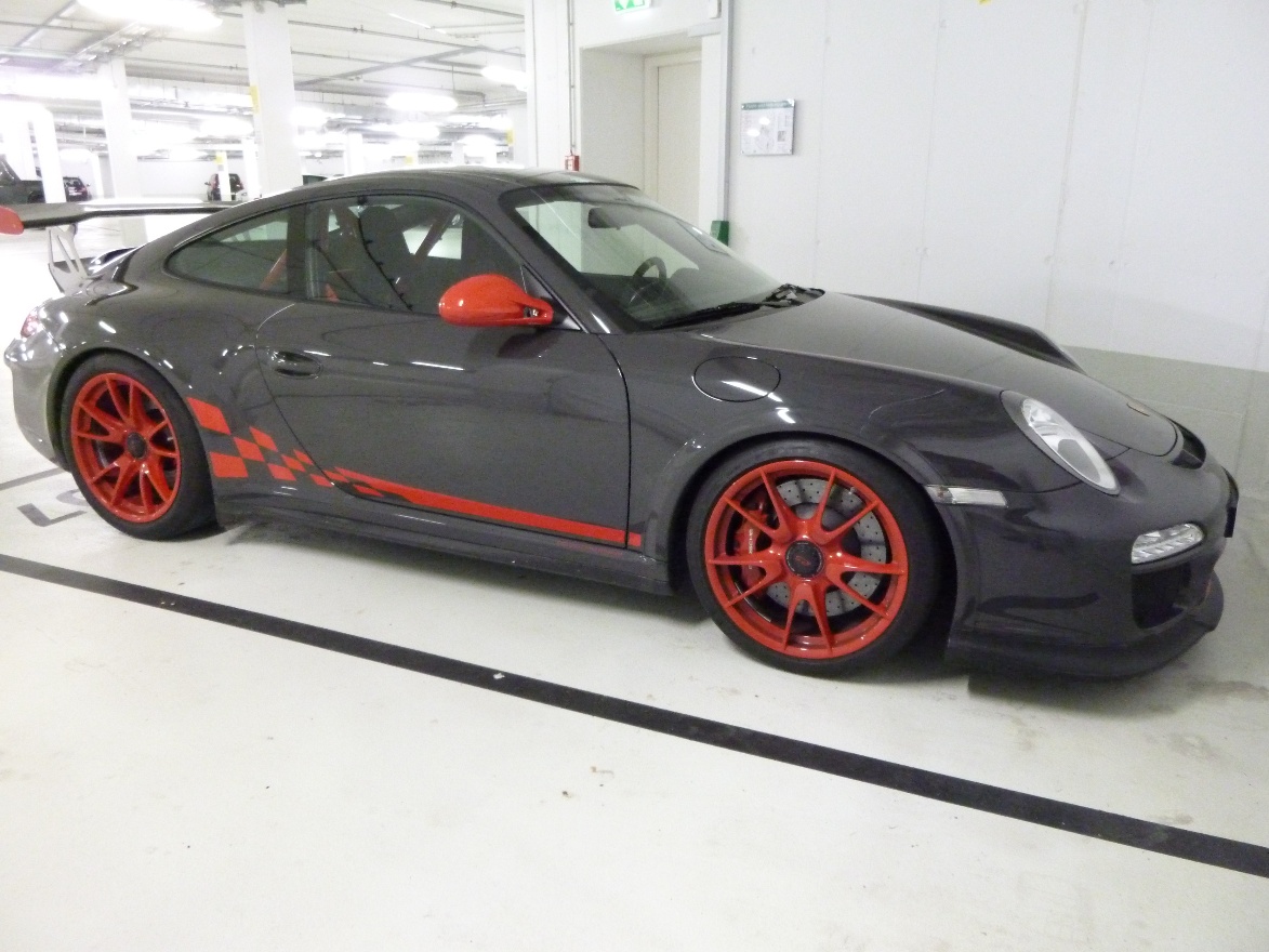 In parking garage