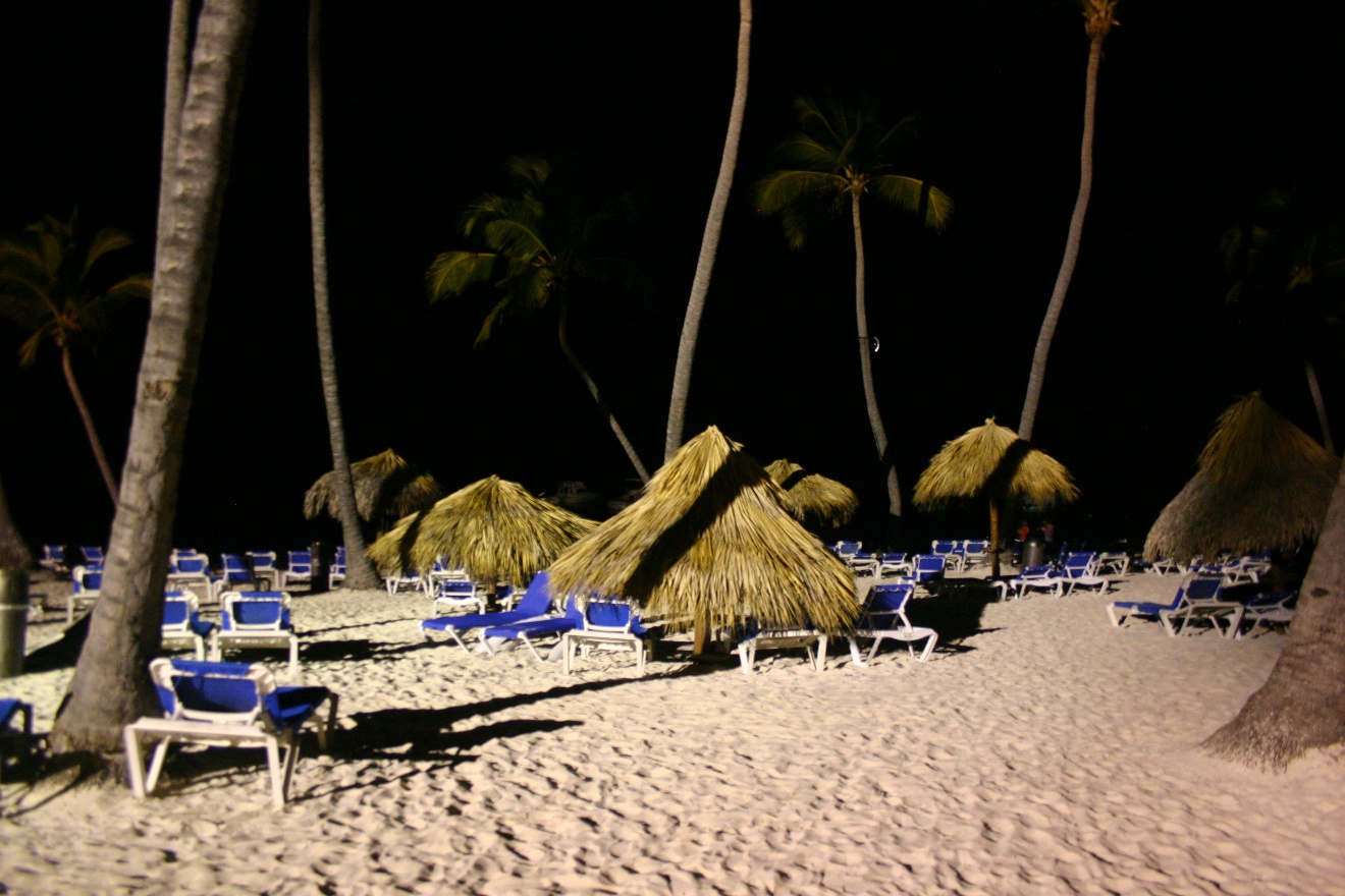 Beach at night