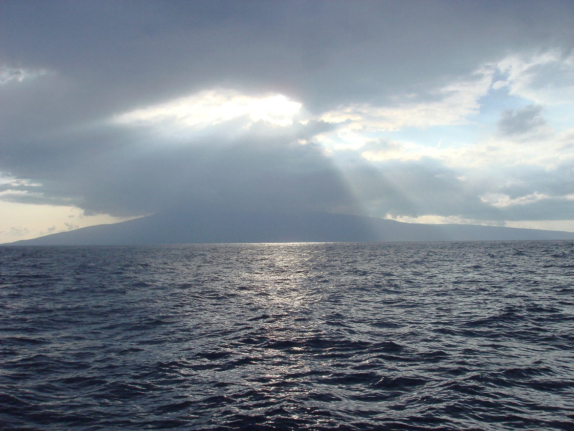 Through clouds