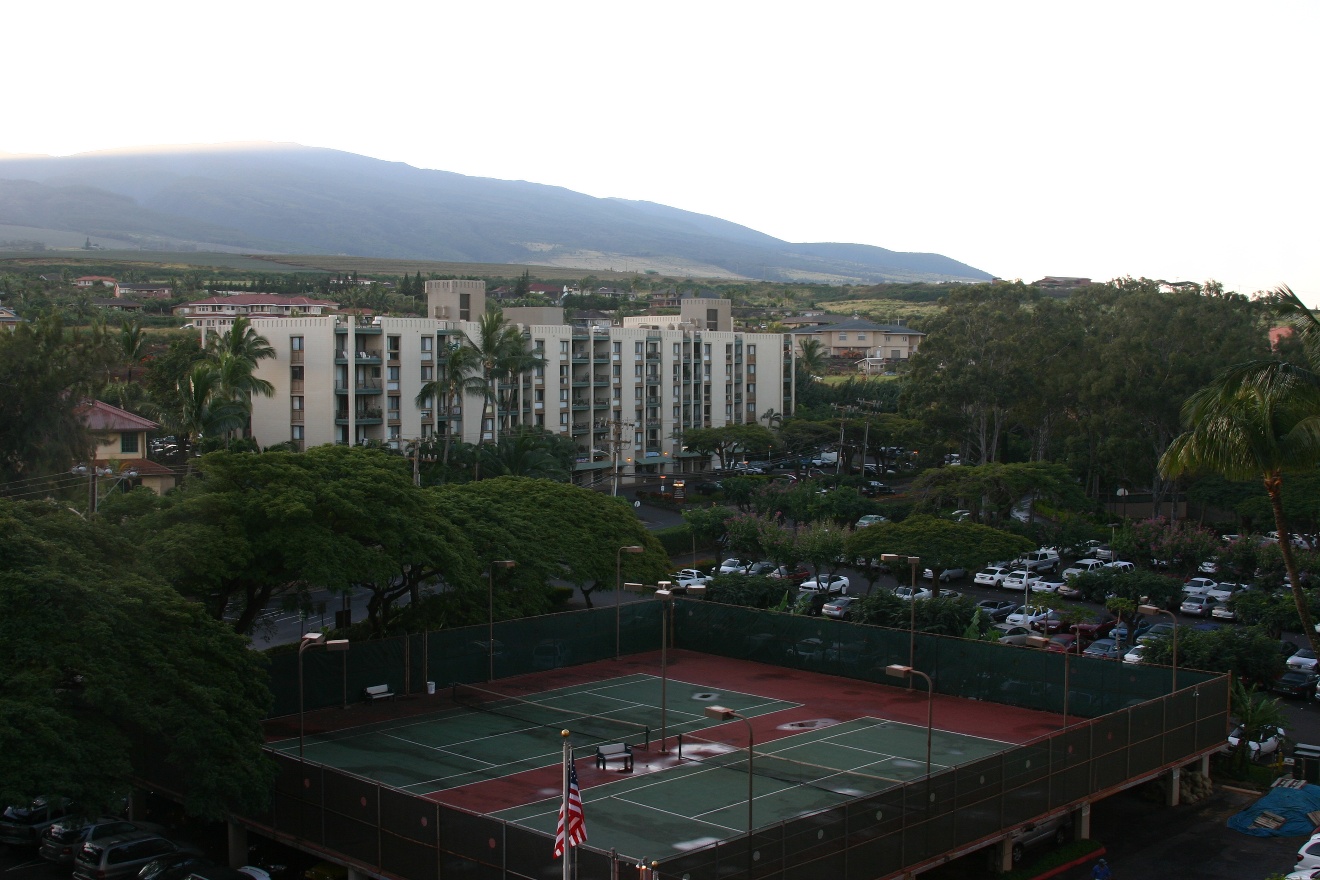 Hotel backyard
