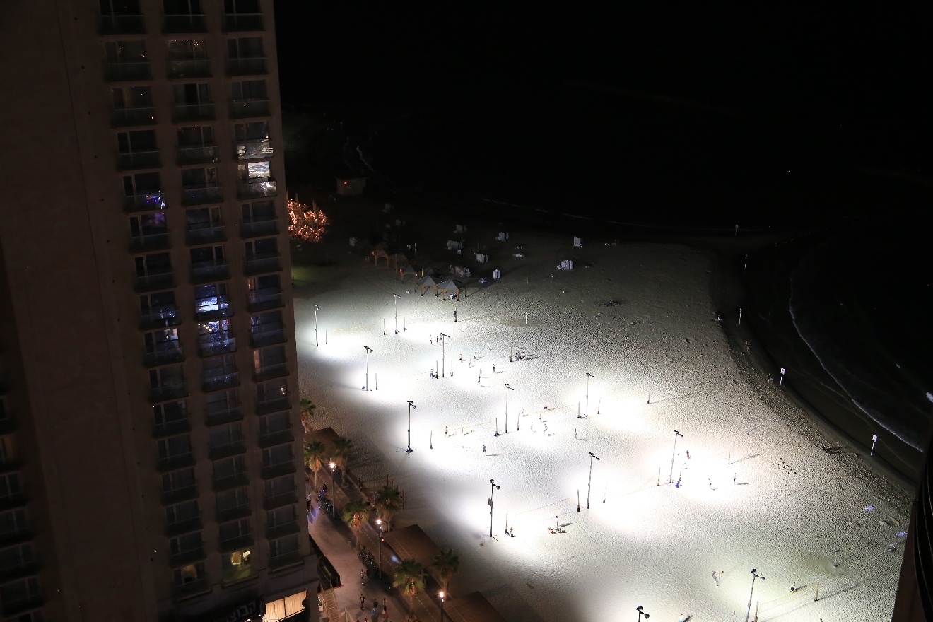 Beach at night