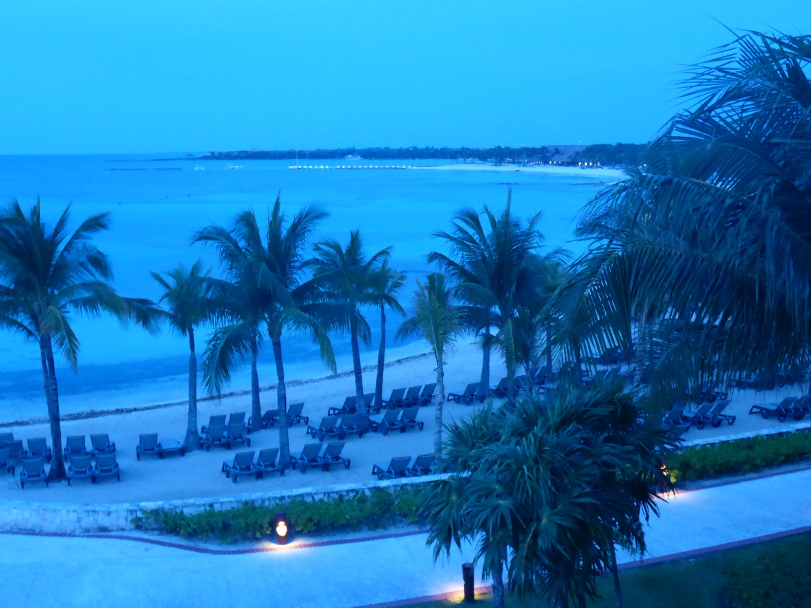 Beach before sun rise