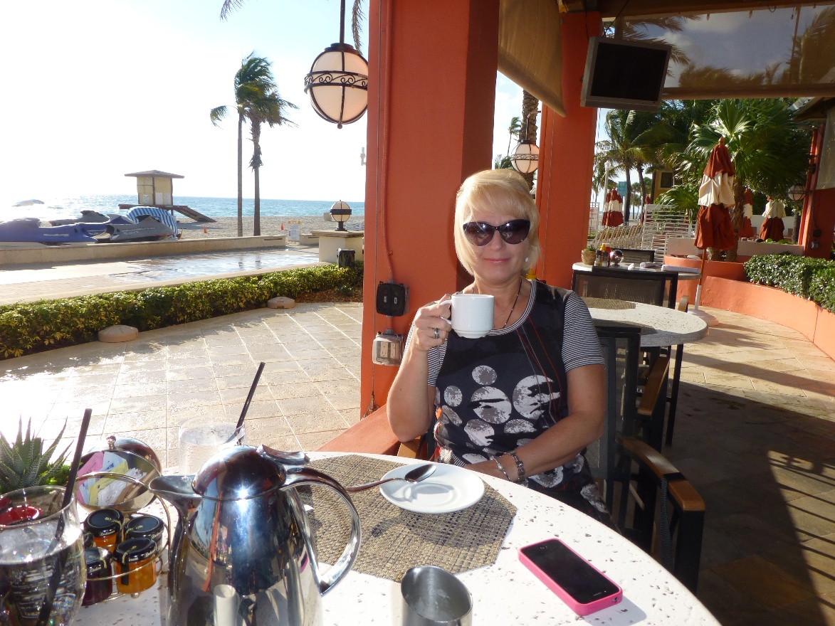 Morning cup of coffee