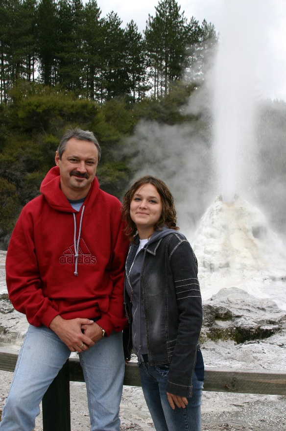 Anna, I and geyser