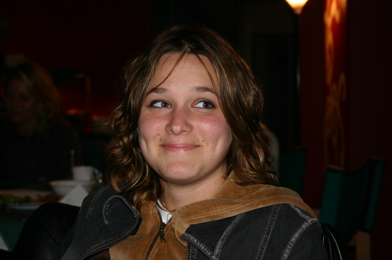 Anna smiling