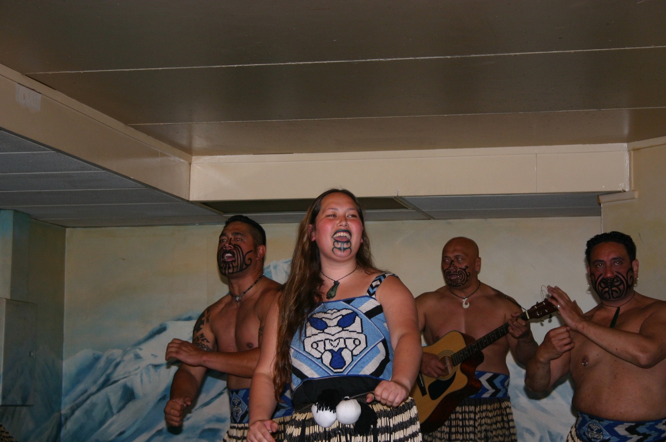 Dancing and singing