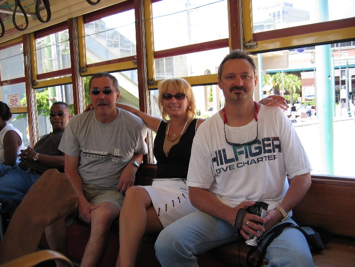In a train