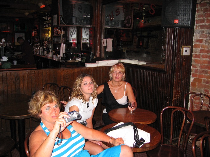 In the bar