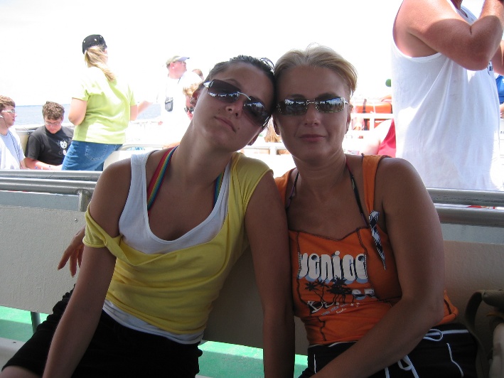 On the boat