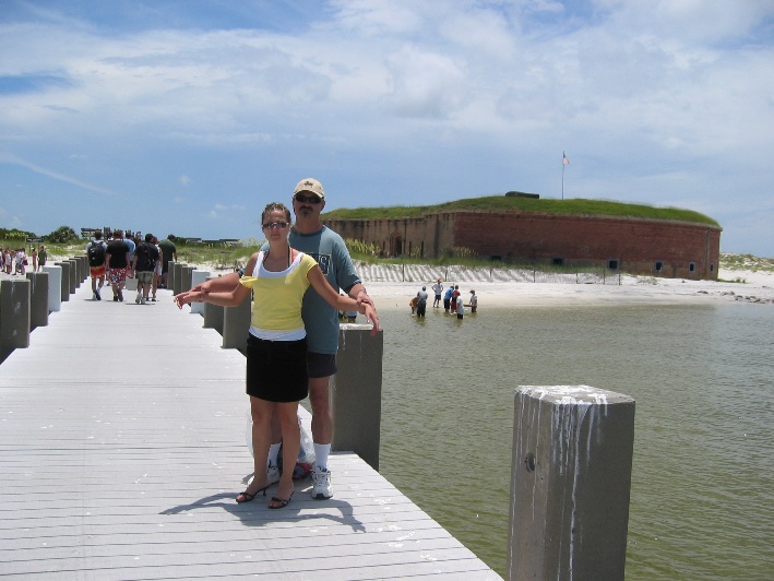 Fort on the island