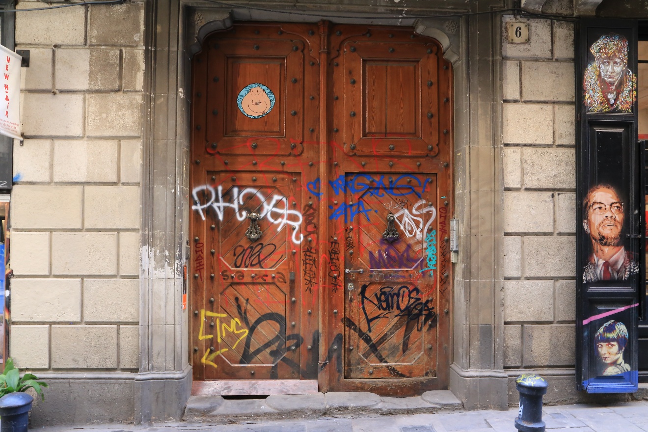 Graffiti door