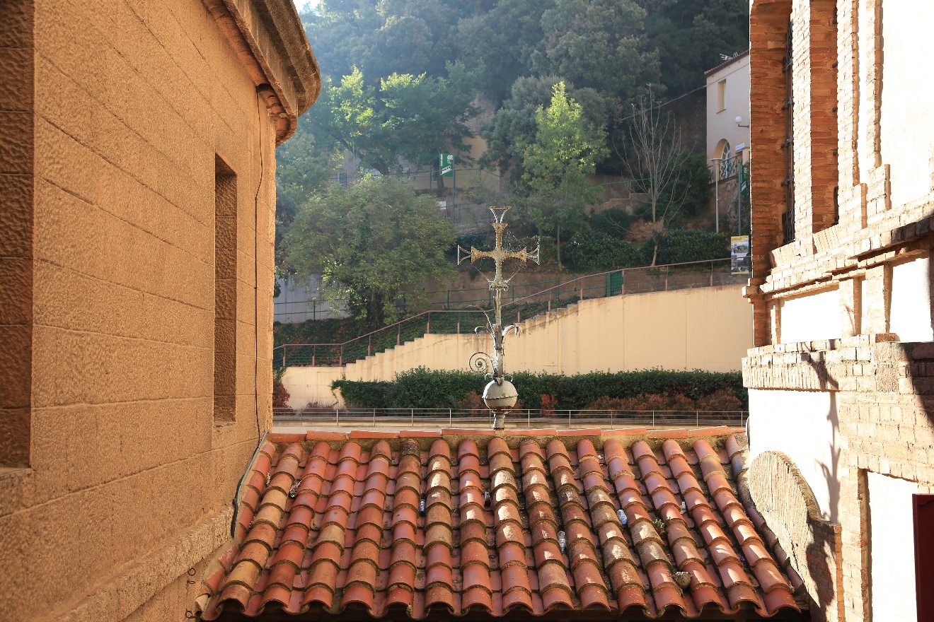 Cross on the roof