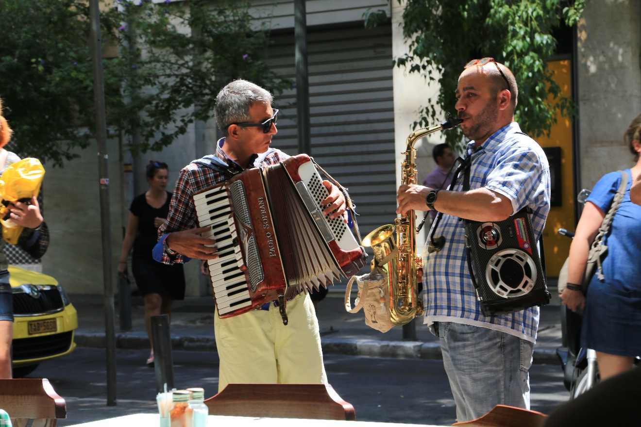 Accordion and Sax