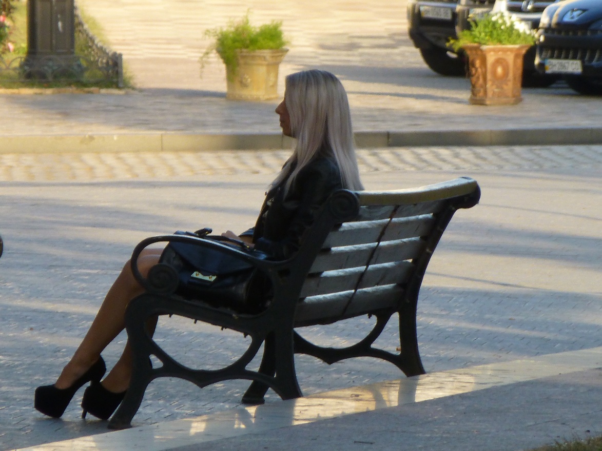 Lonely blonde