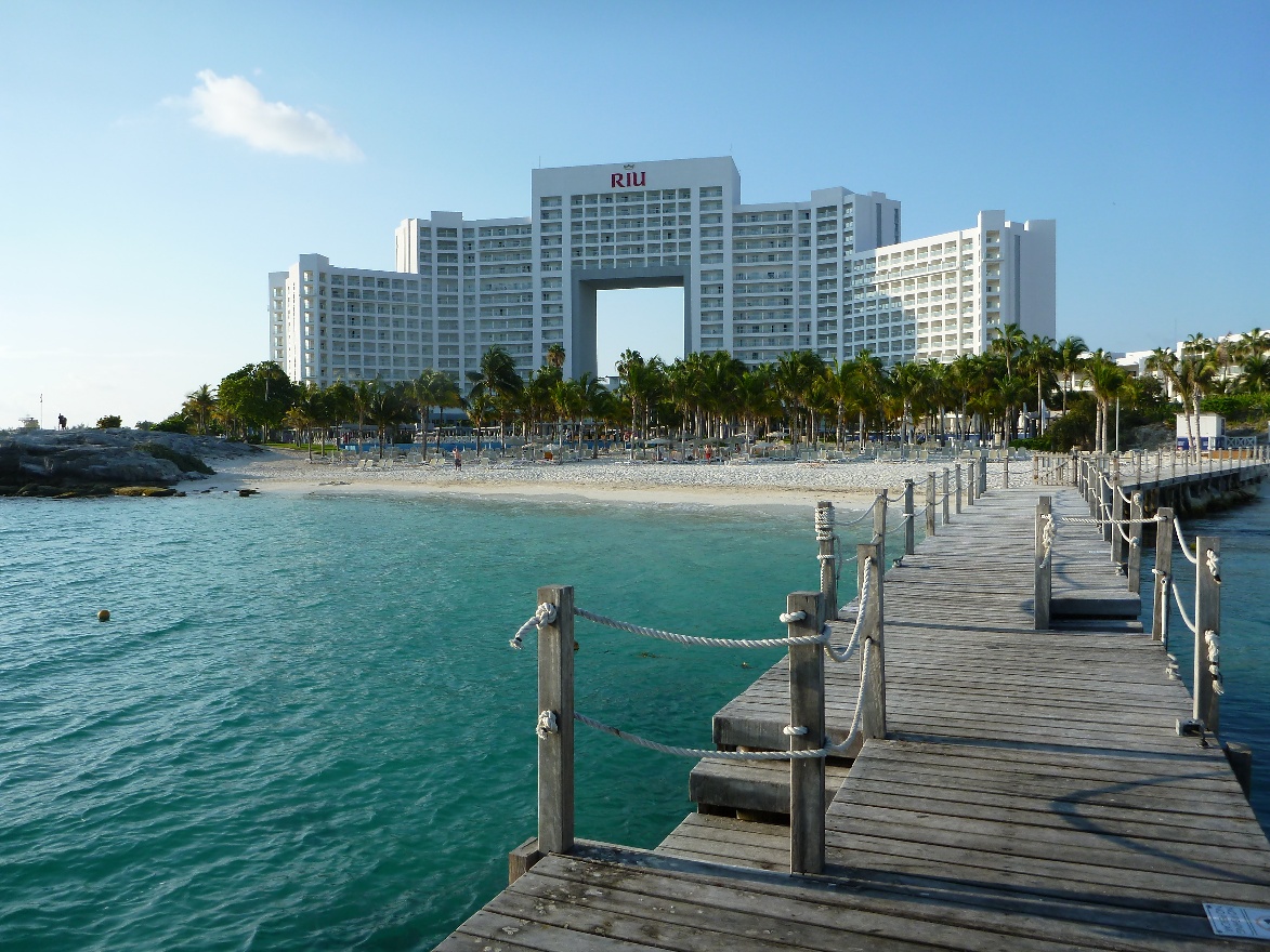 RIU Palace from the dock