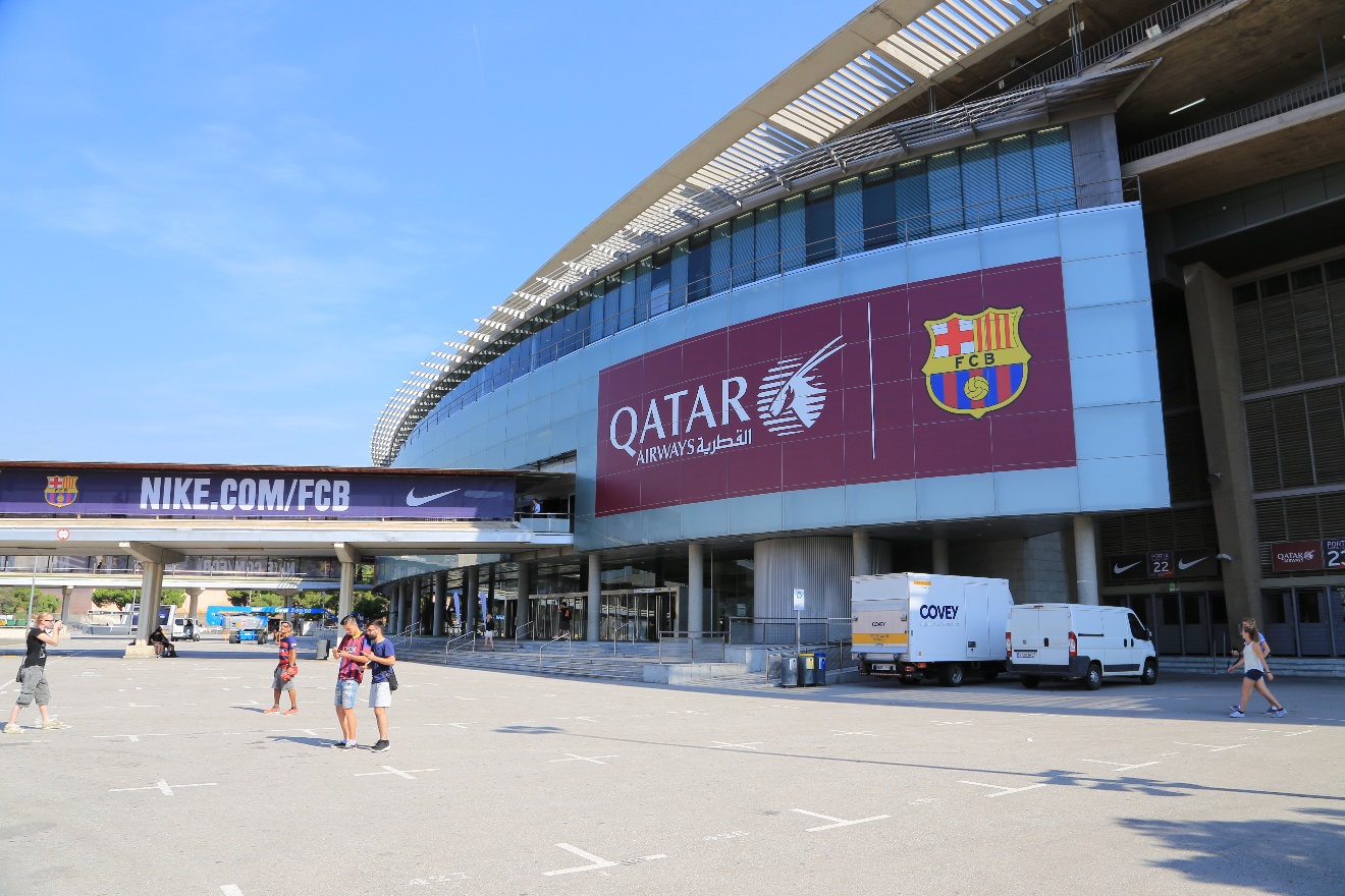 Camp Nou enterance