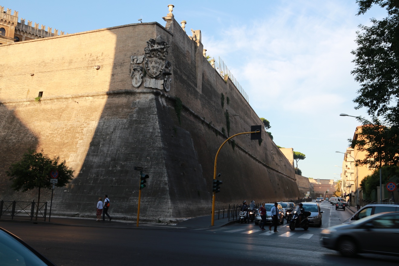 Vatican wall