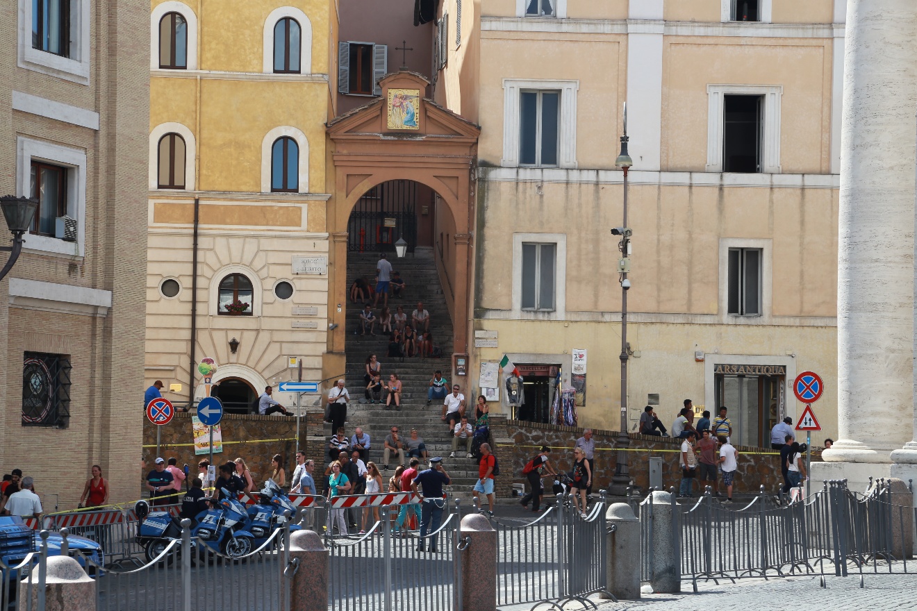 Steps close to St Peter