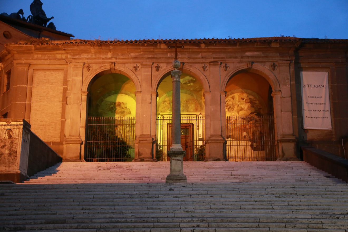 Steps near Campidoglio plaza