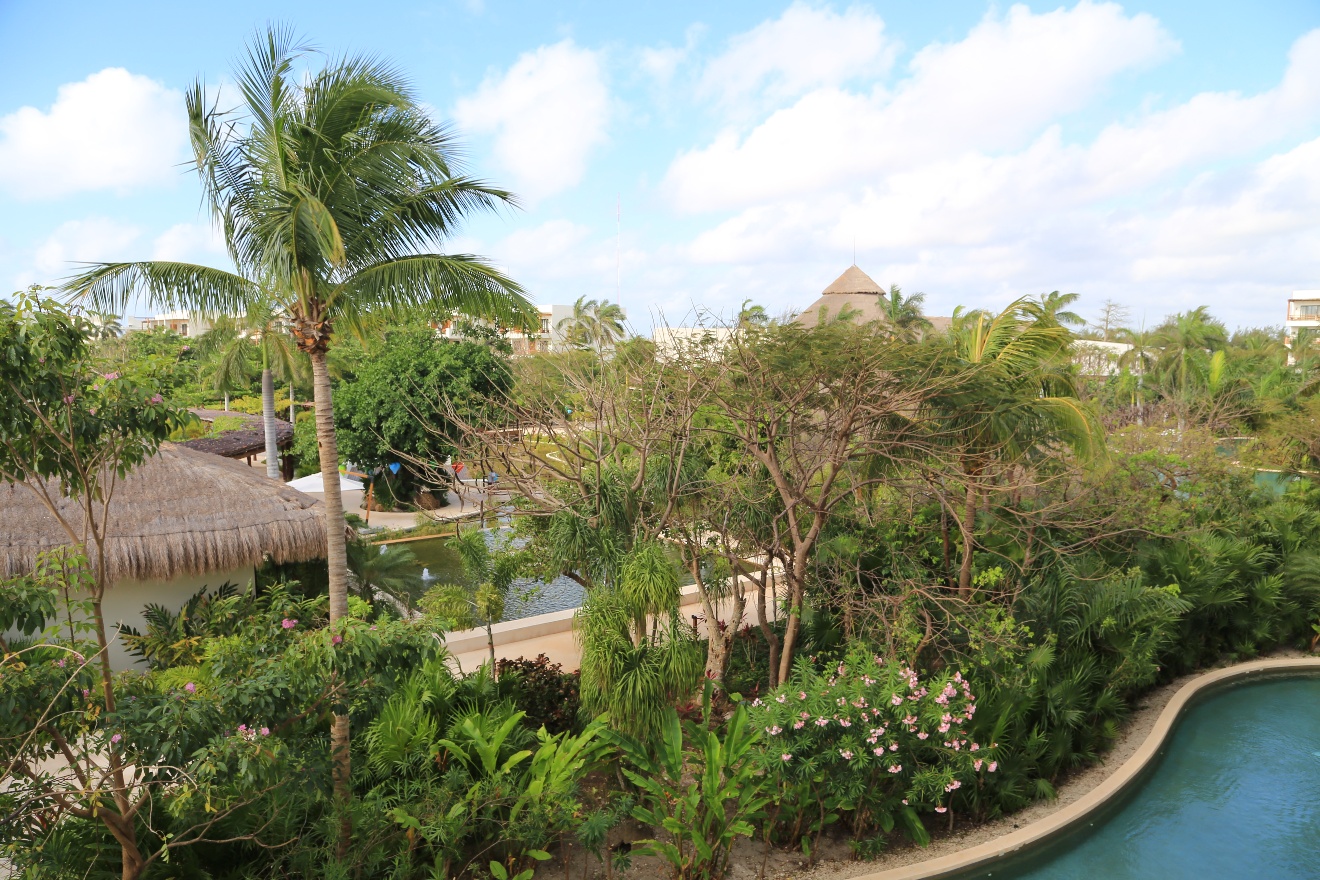 From hotel room balcony