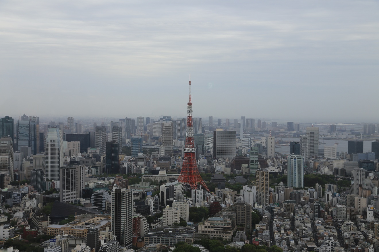 Tokyo tower from Mori Tower