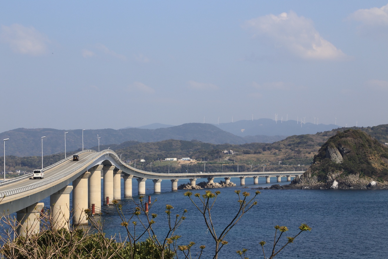 Bridge to Tsunoshima island