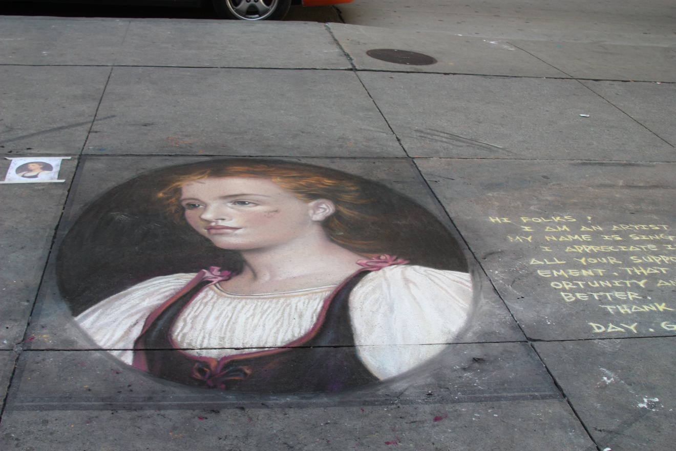 Chalk art