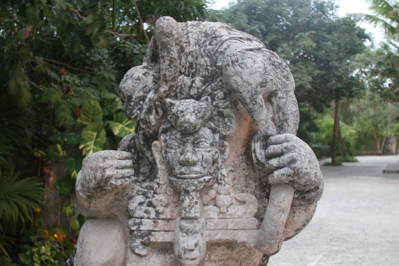 Maya sculpture