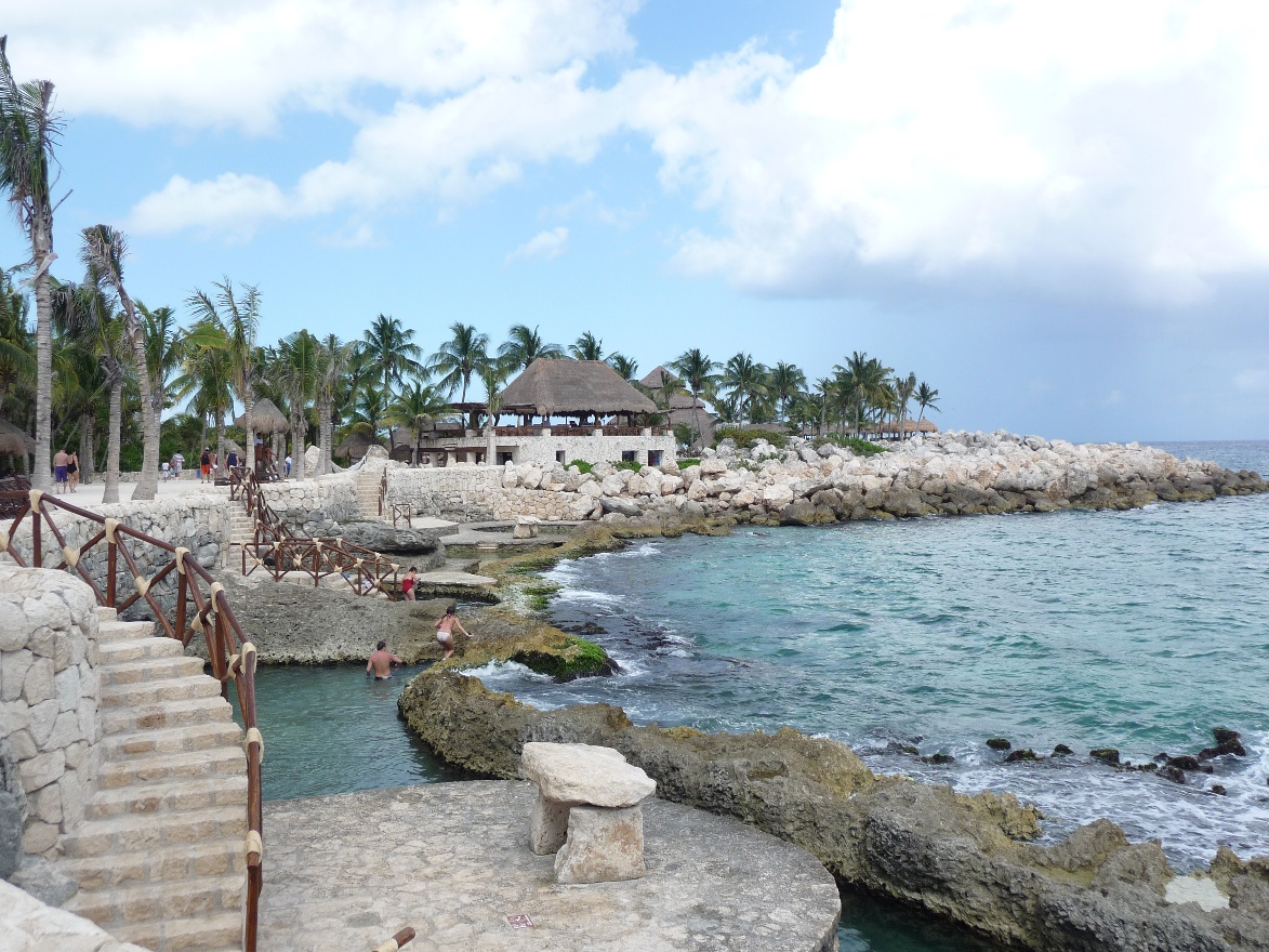 Stairs to ocean