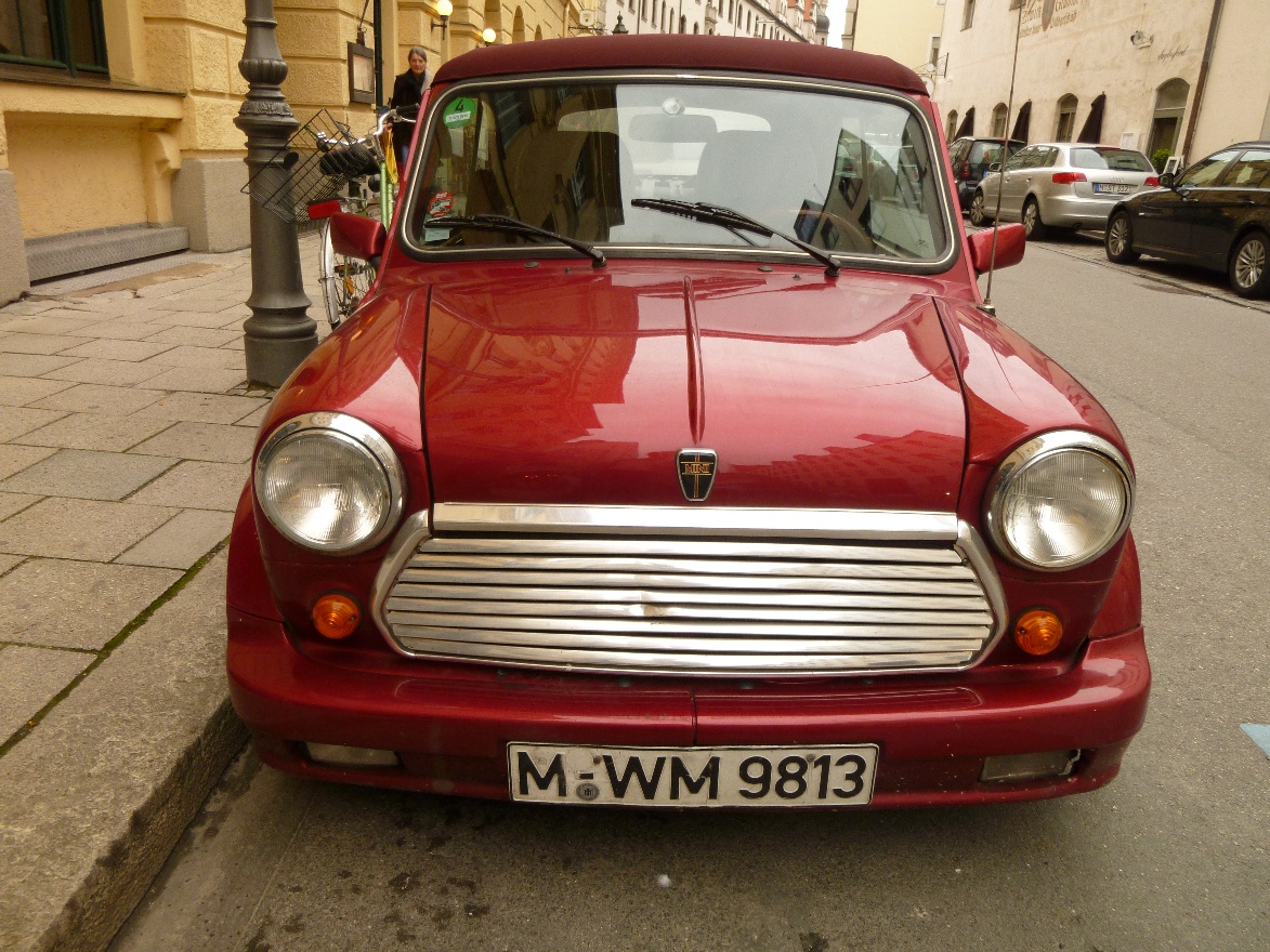 Red little car