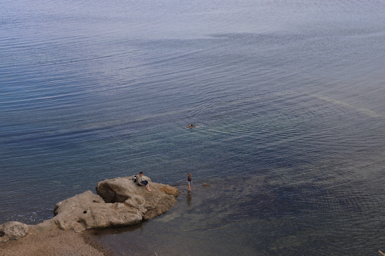 You can swim in the North Sea