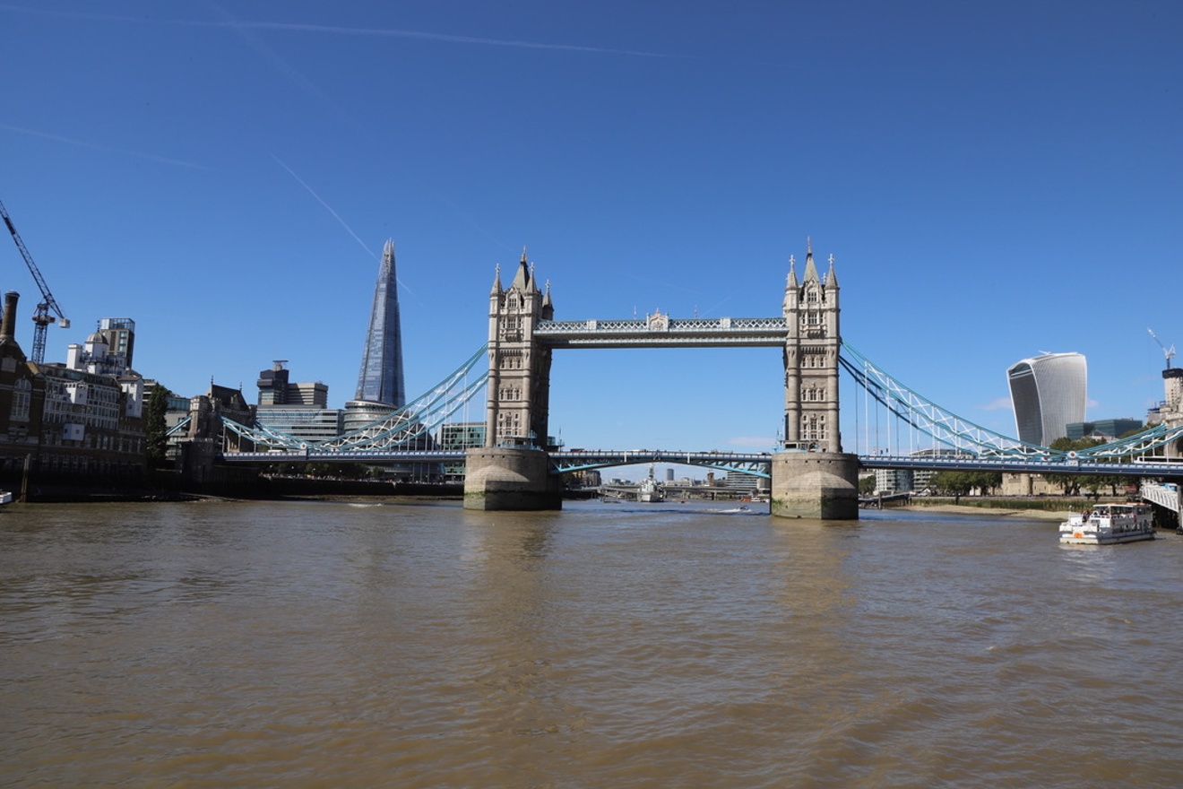 Tower bridge from the boat
