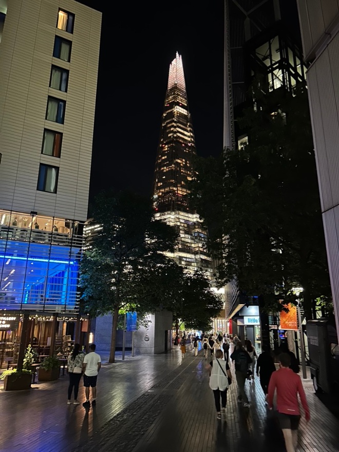 The Shard at night