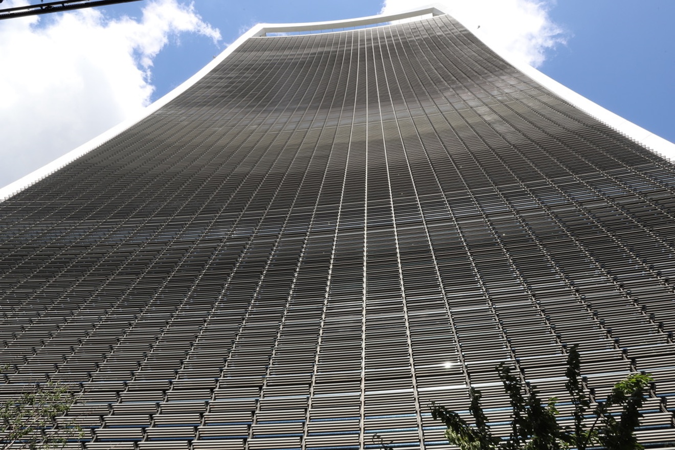 Sky Garden building from the bottom
