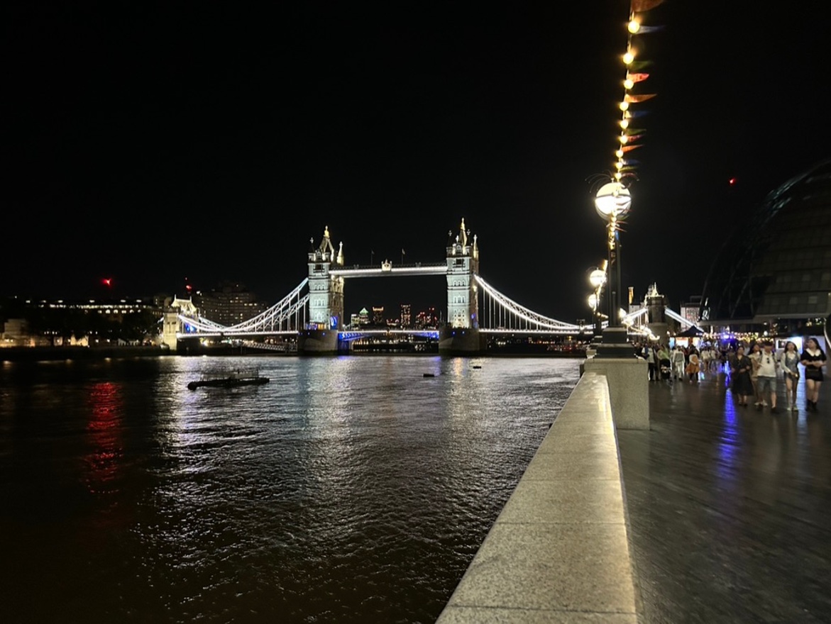 Tower bridge at night