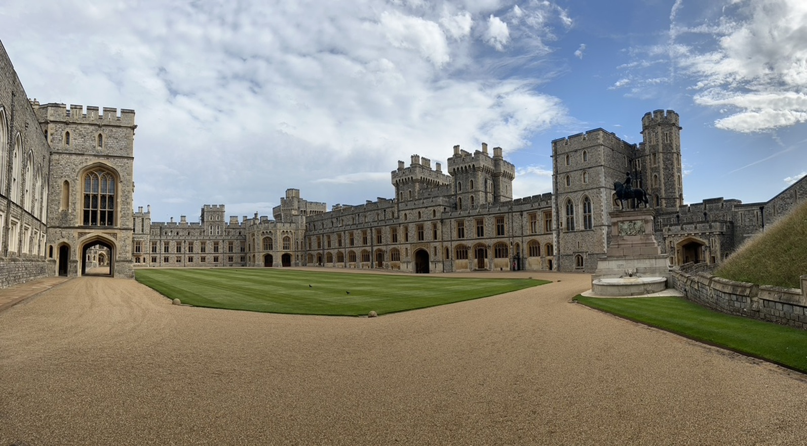 The Quadrangle of Royal Windsor Castle