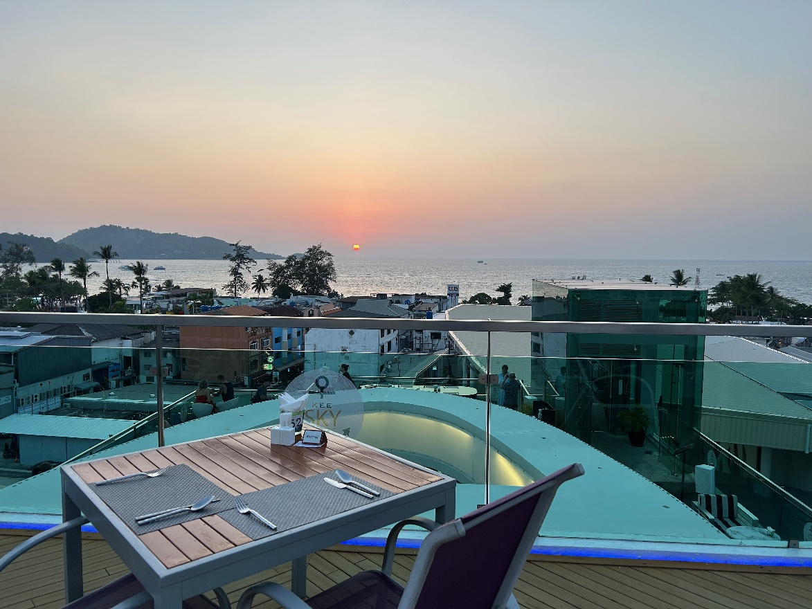 Rooftop dinner