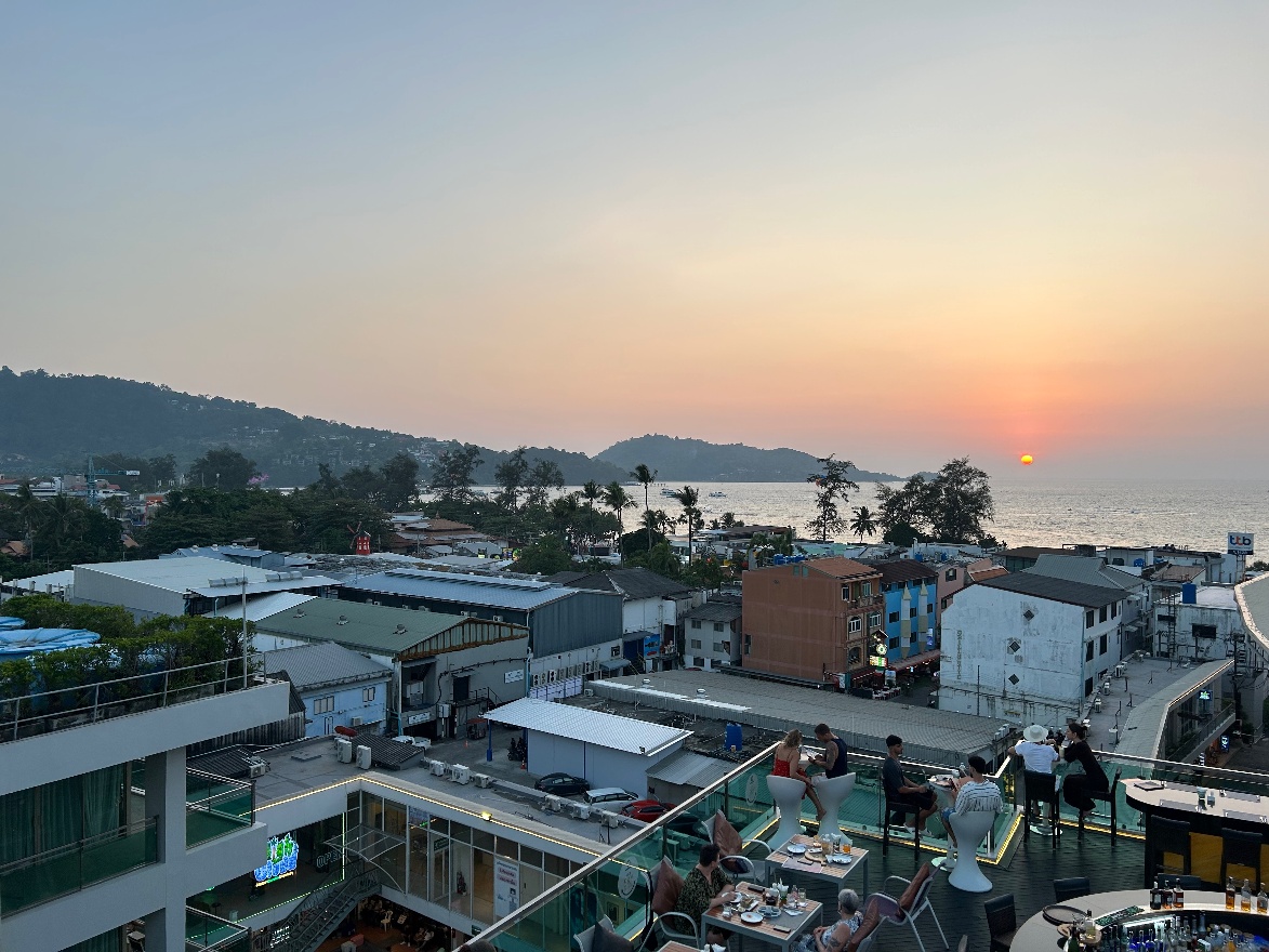 First sunset in Phuket